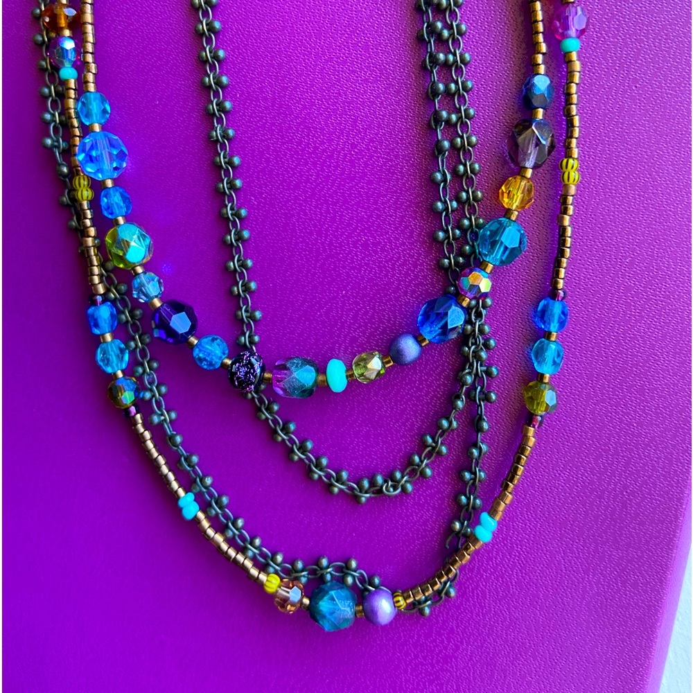 Holly Yashi Rainbow Calypso Necklace